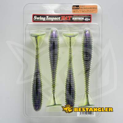 Keitech FAT Swing Impact 5.8" Purple Chartreuse - BA#03