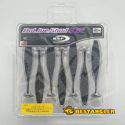 O.S.P DoLive Shad 3.5" Cosmo Black W038