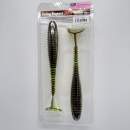 Keitech FAT Swing Impact 7.8" Green Pumpkin Chartreuse - #401