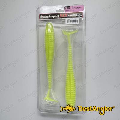 Keitech FAT Swing Impact 7.8" Chartreuse Shad - CT#13