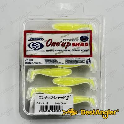 Sawamura One Up Shad 2" #118 Solid Chart