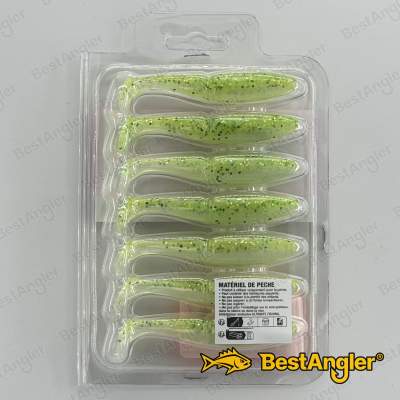 Sawamura One Up Shad 3" #071 Yellow Chart