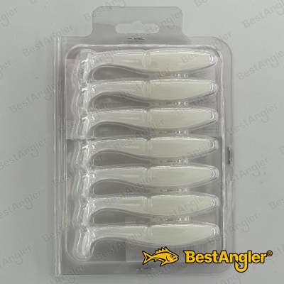 Sawamura One Up Shad 3" #079 Glow White