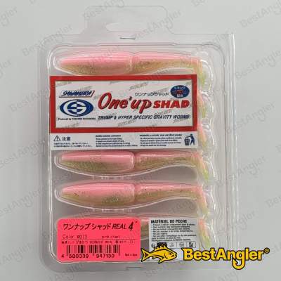 Sawamura One Up Shad 4" #073 Pink Chart