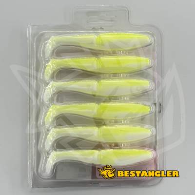 Sawamura One Up Shad 4" #147 White Chart