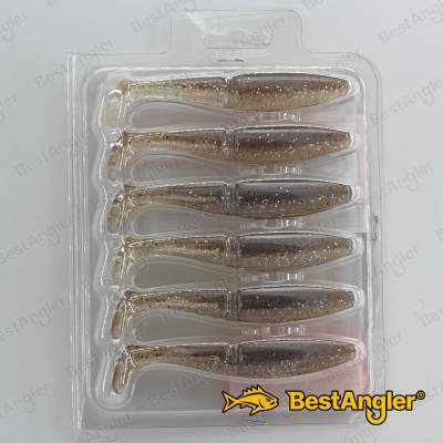 Sawamura One Up Shad 4" #089 Tinsel Brown