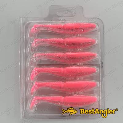 Sawamura One Up Shad 4" #083 Pink Back Glitter Belly