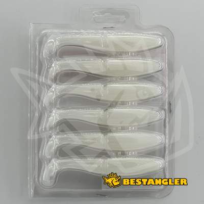 Sawamura One Up Shad 4" #079 Glow White