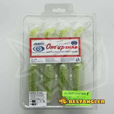 Sawamura One Up Shad 6" #071 Yellow Chart