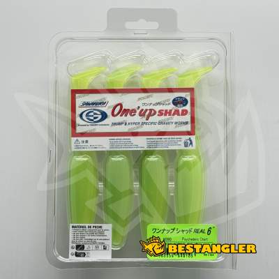 Sawamura One Up Shad 6" #090 Psychedelic Chart