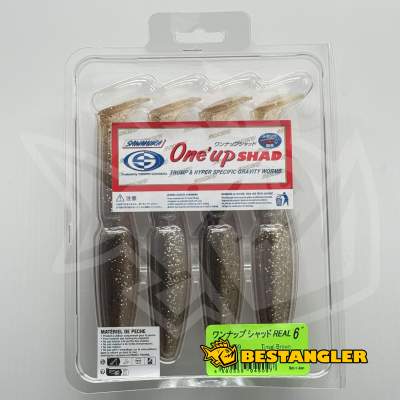 Sawamura One Up Shad 6" #089 Tinsel Brown