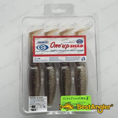 Sawamura One Up Shad 6" #089 Tinsel Brown