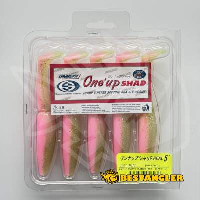 Sawamura One Up Shad 5" #073 Pink Chart