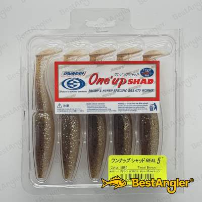 Sawamura One Up Shad 5" #089 Tinsel Brown