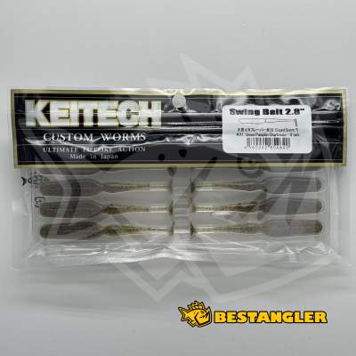Keitech Swing Bait 2.8" Green Pumpkin Chartreuse - #401