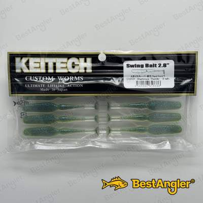 Keitech Swing Bait 2.8" Chartreuse Thunder - CT#12