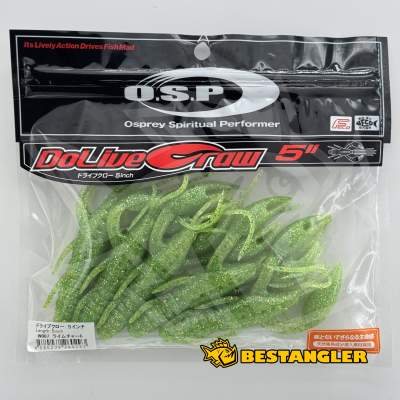 O.S.P DoLive Craw 5" Lime Chart W007