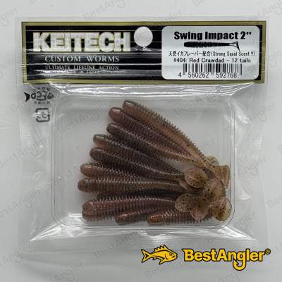 Keitech Swing Impact 2" Red Crawdad - #404