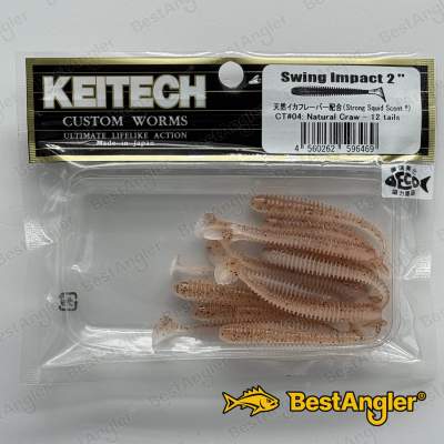 Keitech Swing Impact 2" Natural Craw - CT#04