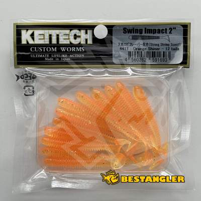 Keitech Swing Impact 2" Orange Shiner - #441