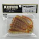 Keitech Swing Impact 2.5" Motoroil / Chartreuse - CT#14