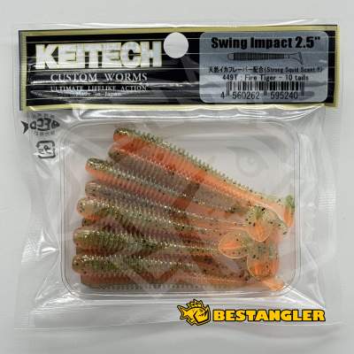 Keitech Swing Impact 2.5" Fire Tiger - #449