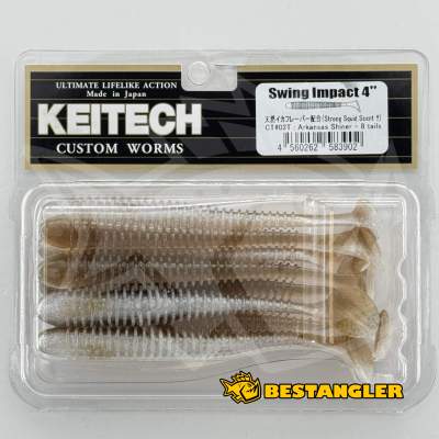 Keitech Swing Impact 4" Arkansas Shiner - CT#02