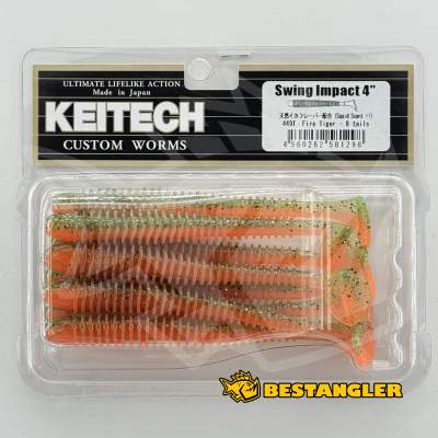Keitech Swing Impact 4" Fire Tiger - #449