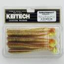 Keitech Swing Impact 4" Motoroil / Chartreuse - CT#14