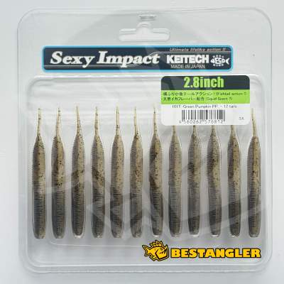 Keitech Sexy Impact 2.8" Green Pumpkin PP. - #101