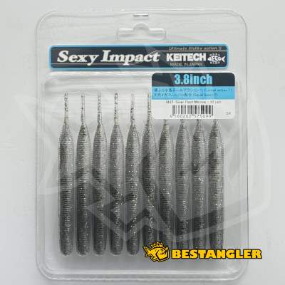 Keitech Sexy Impact 3.8" Silver Flash Minnow - #416