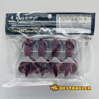 Keitech Crazy Flapper 2.8" Black Cherry - #411