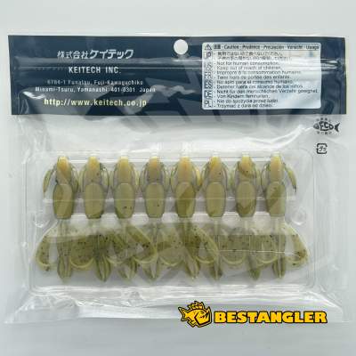 Keitech Crazy Flapper 2.8" Watermelon PP. / Yellow - #447