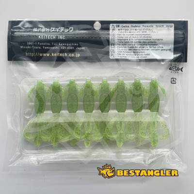 Keitech Crazy Flapper 2.8" Lime / Chartreuse - #424