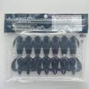 Keitech Crazy Flapper 3.6" Black - #001