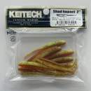 Keitech Shad Impact 2" Motoroil / Chartreuse - CT#14