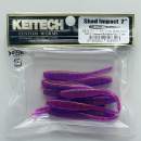 Keitech Shad Impact 2" Chameleon / Black & Blue FLK - CT#21