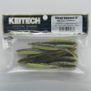 Keitech Shad Impact 3" Green Pumpkin Chartreuse - #401