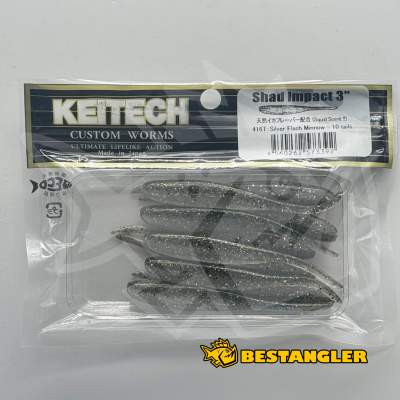 Keitech Shad Impact 3" Silver Flash Minnow - #416