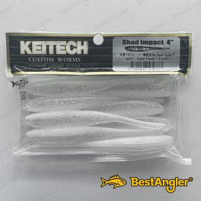 Keitech Shad Impact 4" Sight Flash - #422
