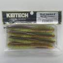 Keitech Shad Impact 4" Motoroil / Chartreuse - CT#14