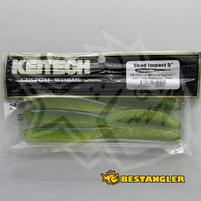 Keitech Shad Impact 5" Lime / Chartreuse - #424