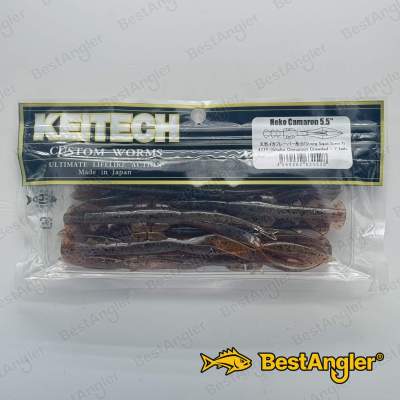 Keitech Neko Camaron 5.5" Smoke Cinnamon Crawdad - #471
