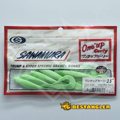 Sawamura One Up Curly 3.5" #124 Silver Mint Candy