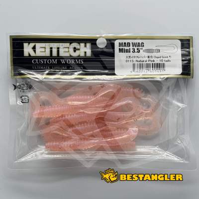 Keitech Mad Wag 3.5" Natural Pink - #011