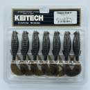 Keitech Flapper Grub 4" Green Pumpkin PP. - #101