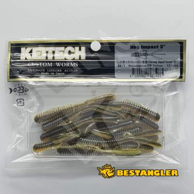 Keitech Hog Impact 3" Watermelon PP. / Yellow - #447