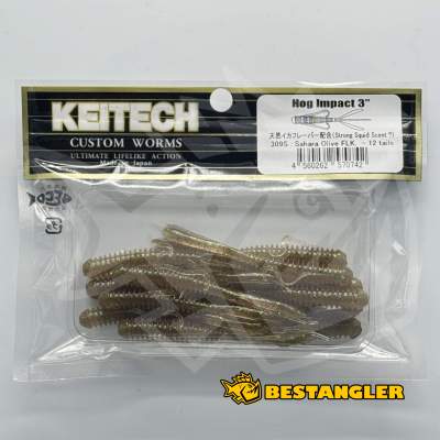 Keitech Hog Impact 3" Sahara Olive FLK. - #309