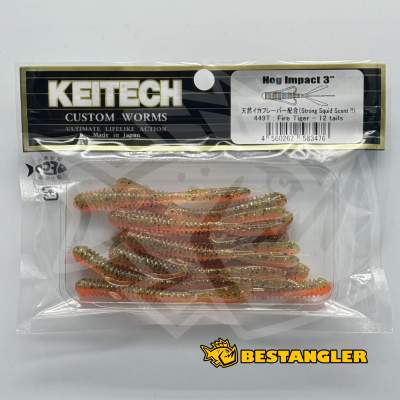 Keitech Hog Impact 3" Fire Tiger - #449