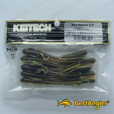 Keitech Hog Impact 3.5" Watermelon PP. / Yellow - #447
